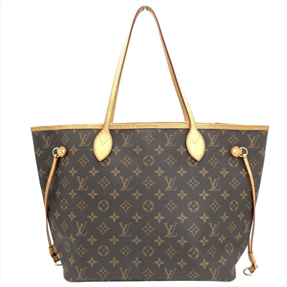 LOUIS VUITTON Brown Monogram Canvas Neverfull MM Tote Bag